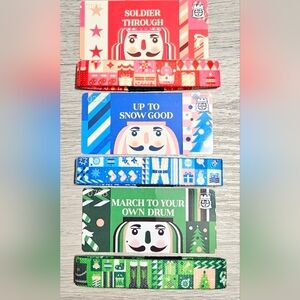 ZOX CHRISTMAS SERIES RARE LIMITED NUTCRACKER COLLECTIBLE WRISTBAND SET